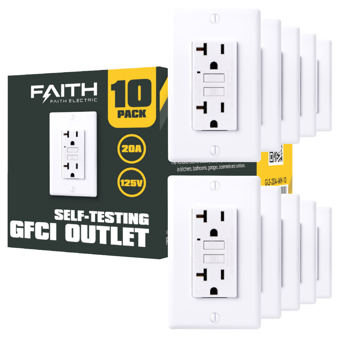 20 Tamper Resistant Duplex Outlet Faith 