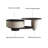 Modern minimalist marble coffee table