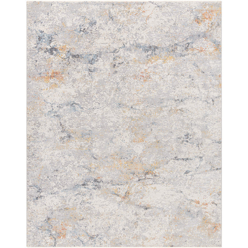 Abstract Indoor Rug, Round 6'7"