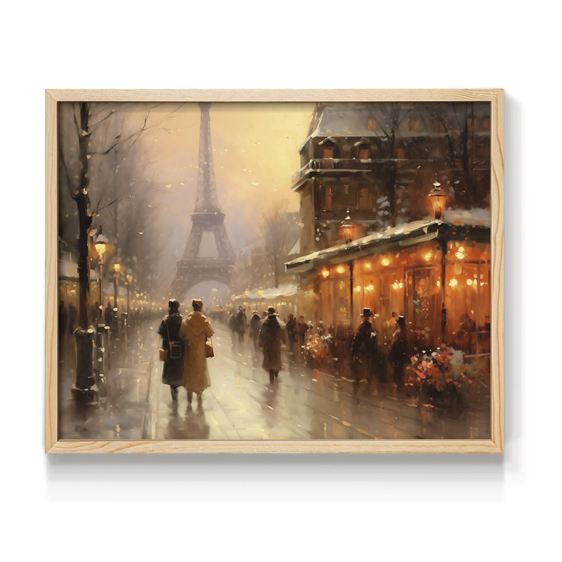 «Chirstmas Art» - CD XXIV - Reproduction encadrée - Restickable, H 8 po x l 10 po, Naturel