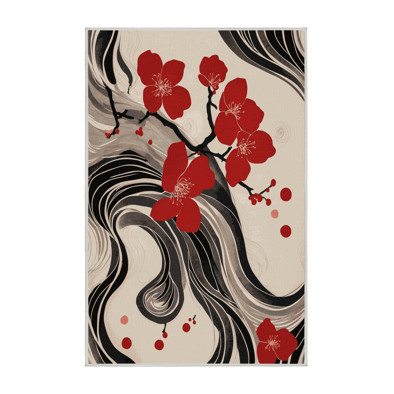 Whispering Tide Rug, Rectangle 3' x 5'
