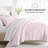 7-Piece Reversible Bedding Bundle - Solid Comforter and Patterned Sheet Set-99311801-99311808