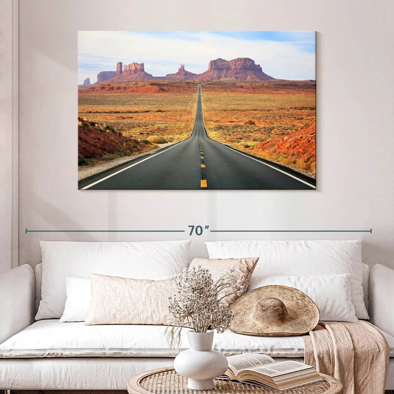 Mehar célèbre route de Monument Valley, H 32 po x l 48 po