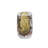 Dusty Olive Crystalized Glass Vase- Short-1314667387