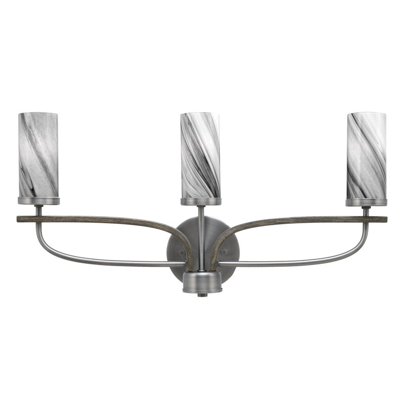 Monterey 3 Light Bath Bar, Gray