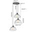 Luminaire suspendu rustique 3 lumières