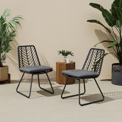 CHAIR,2PCS With 2 Cushions