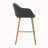 Linen Fabric Upholstered Bar Stools-913553331