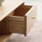 49.76" Burlywood Solid Wood Rectangular Coffee Table