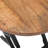 Dyfan Brown Solid Wood Top End Table
