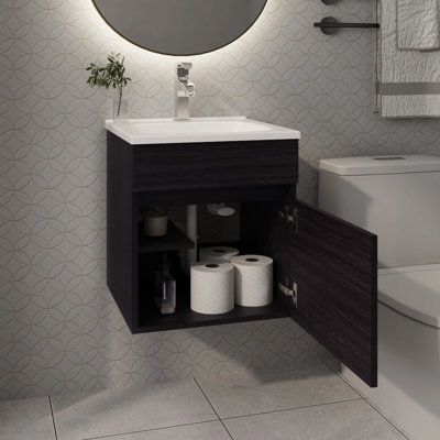 Meuble-lavabo flottant mural Finish