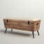 Annie Polyester Blend Upholstered Storage Bench