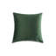 Green Winter Abstract Cotton Throw Pillow