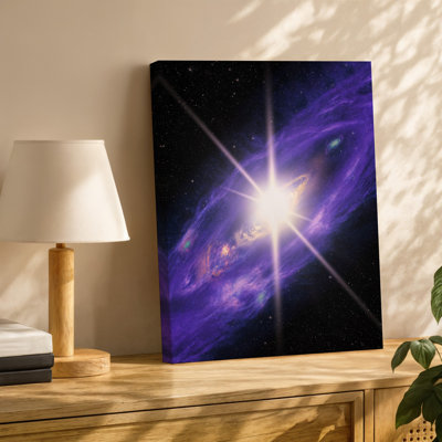 Canvas A Stunning Cosmic Scene Depicting A Vibrant Supernova Explosion In Wall Art Deep Space Featuring Swirling Clouds Of Gas And Canvas Wall Art