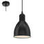 Faxon 1 - Light Black/White Bowl Pendant