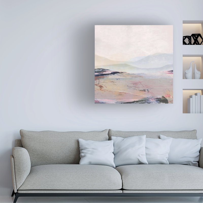 " Wrapped Canvas Wall Art - Dan Hobday 'Summer' Wall Art For Living Room, Bedroom, Or Office Décor - 14x14 "