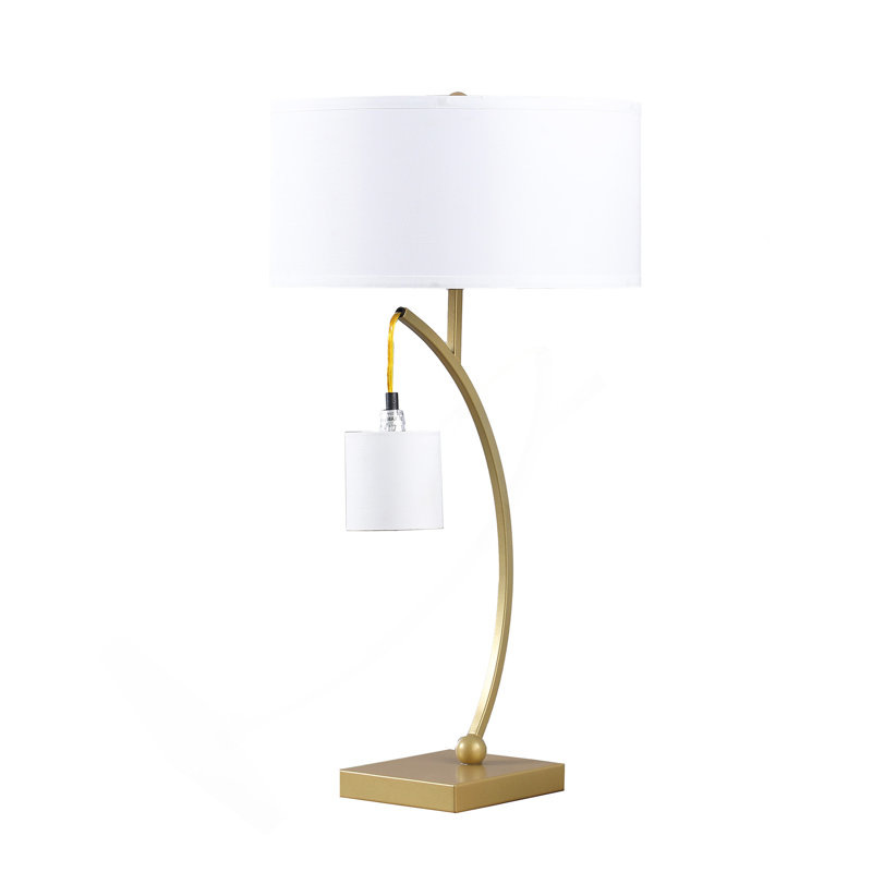 Lampe de table 28 po, Doré