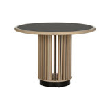 Perret Round Glass Dining Table