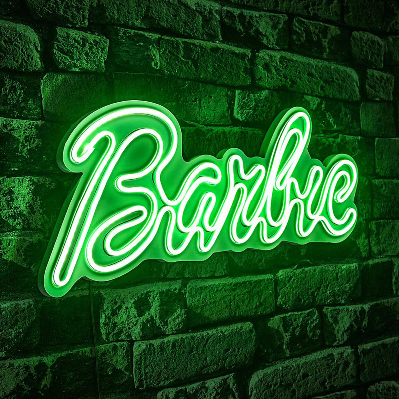 Bande de néon flexible à DEL vert, 52 po x 9 po x 0,8 po | IP67 imperméable, gabarit en mousse de PVC, courant continu 12 V, 570 lumens, 5500 K | Parfait pour la décoration intérieure, les fêtes et les événements extérieurs | Conception écoénergétique