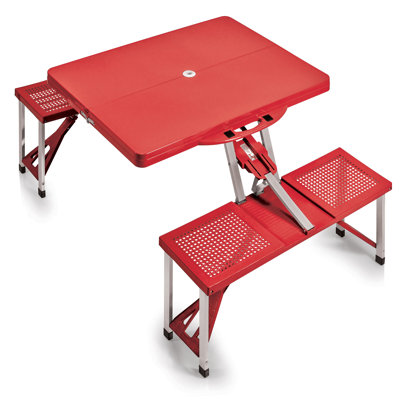Fernando Outdoor Picnic and Camping Portable Table with Umbrella Hole