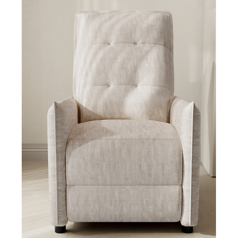 Fauteuil inclinable Chenille, Beige