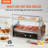 VEVOR Hot Dog Roller with Glass Lid