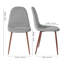 Dossier en tissu avec coussin, chaise d'appoint Mid Century