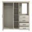 Limestone 3-Door Combi Fitment Wardrobe-106268634