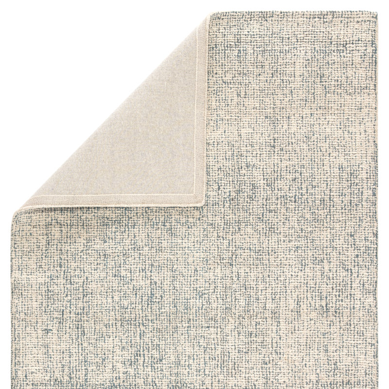 Britta Wool Area Rug in Blue, Runner 2'6" x 8'