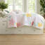 Ensemble de literie à motifs floraux, couette en microfibre pour lit double et queen, chambre moderne pour fille