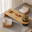 Table basse en bois massif Burlywood-109243240