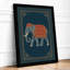 Ceremonial Elephant Eclectic - Framed Print-1040193563-1040193562