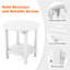 18" Outdoor All Weather Side Table-2036859746