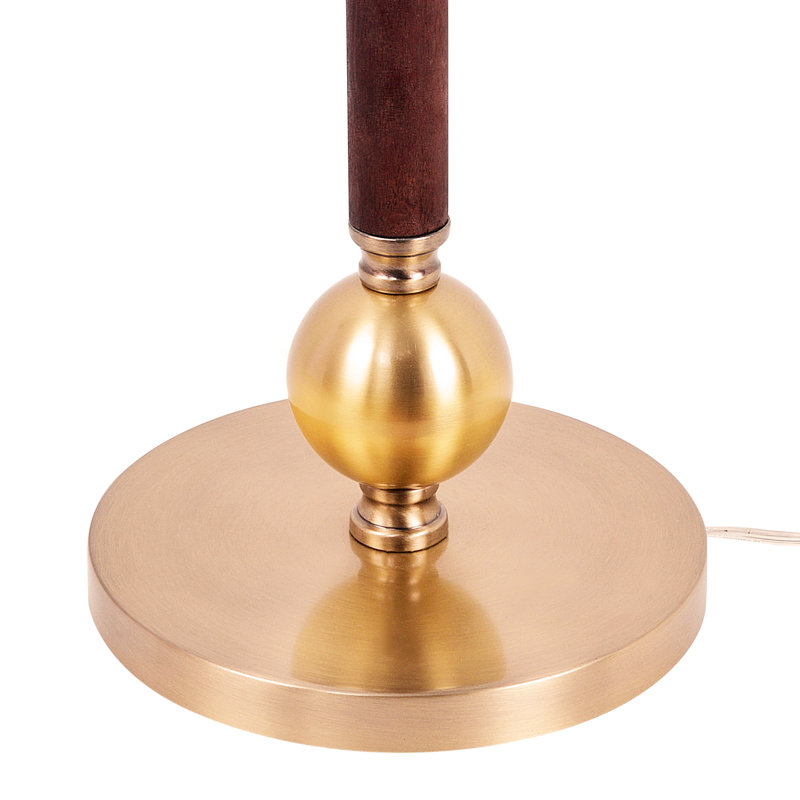 63.5'' 2-Light Wood Traditional Floor Lamp