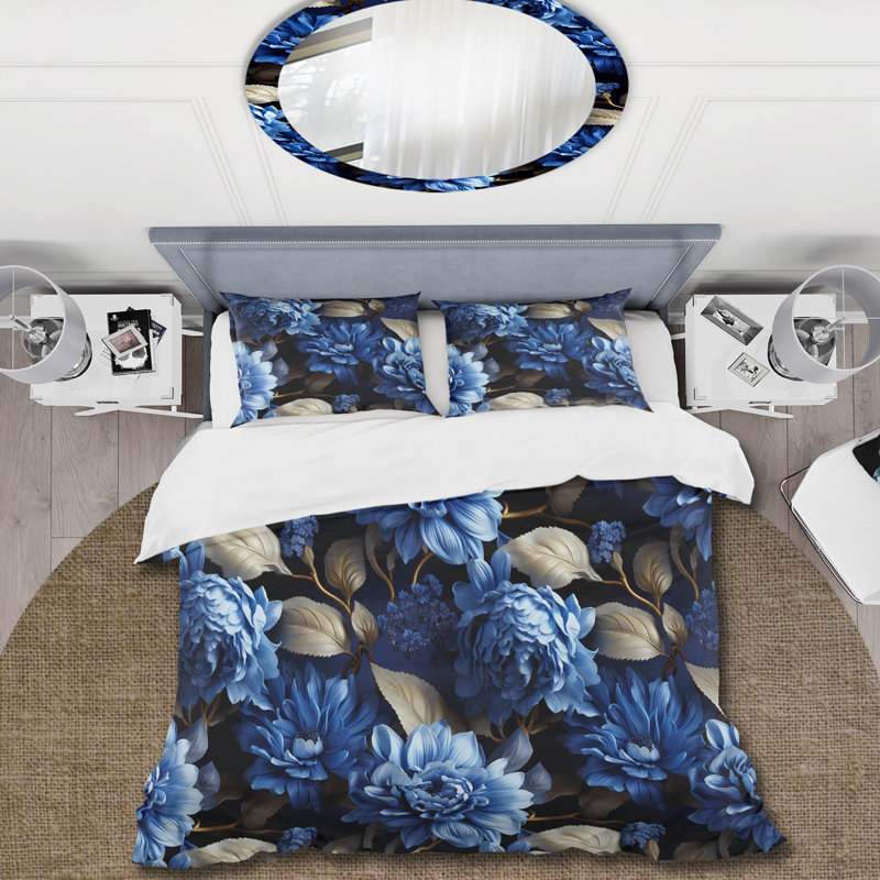 Ensemble de housse de couette Regal, Housse de couette pour grand lit et 2 taies décor
