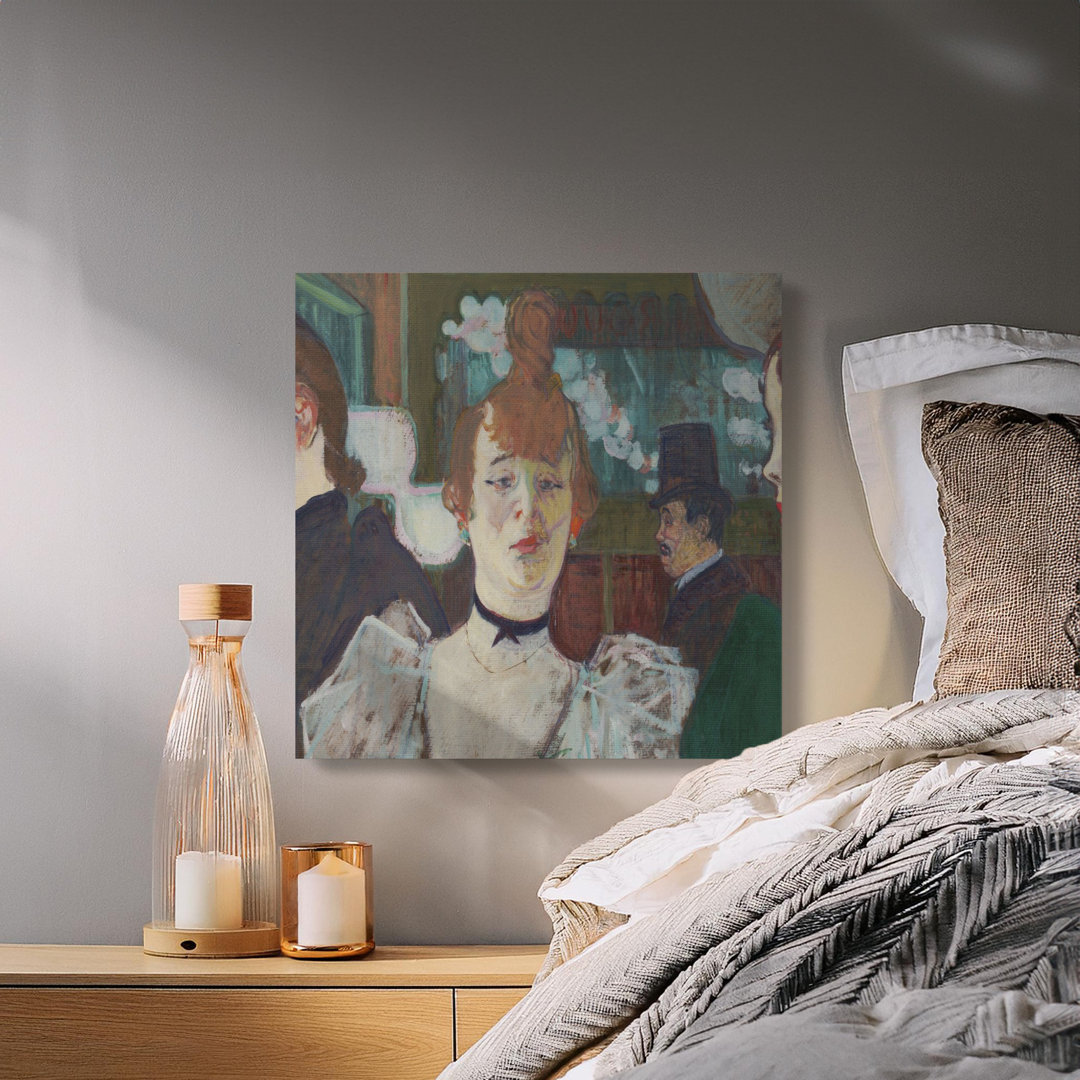 Parisian Cafe Nightlife Canvas Art Print, Belle vÉ¬âpoque Vintage Wall Decor, French Classic Impressionist Bar Scene Home Art.