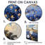 Décoration murale bleue bleu vert bleu Bonnets Tranquility Field II - Blue Bonnets-50982945-50982967