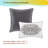 12-Piece Comforter Set with Bed Sheets & Decorative Pillows, Jacquard Damask Design, Silver-114646921