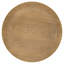 Payton 34"W Solid Wood Contemporary Round Coffee Table with Wide, Slightly Raised Edge