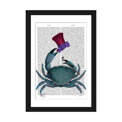 « the dandy crab », impression sur toile tendue
