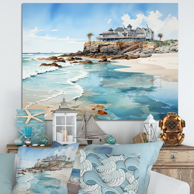 Pinder - Coastal Pier, art mural