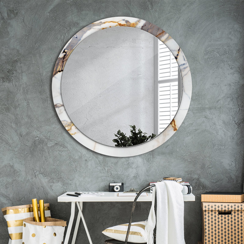 Huldar Glass Flat Wall Mirror
