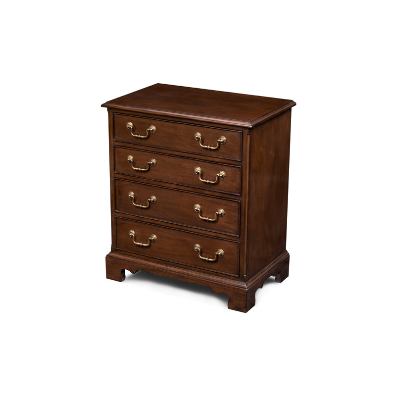 Commode décorative 4 tiroirs, Acajou antique