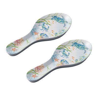 2-Piece Sea Life Serenade Spoon Rest