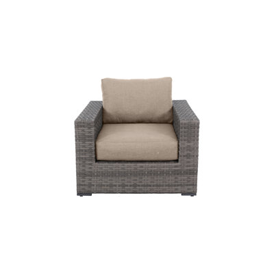 Kaiser Wicker Outdoor Lounge Chair , Cushions Included