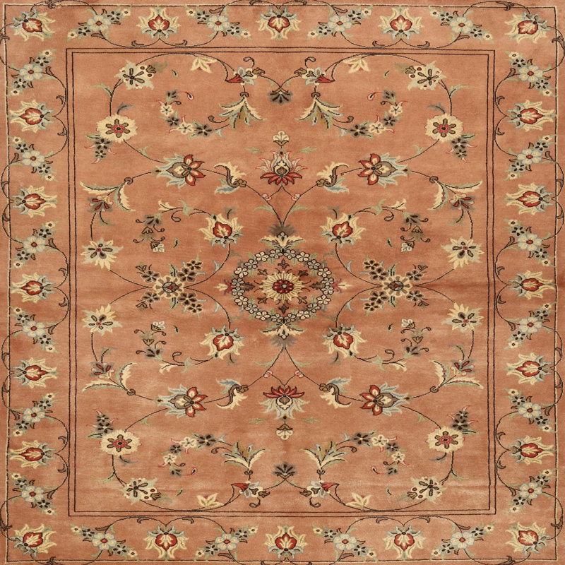Hasnain Oriental Indoor Rug, Square 6'