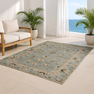 Tapis turc intérieur et extérieur gris