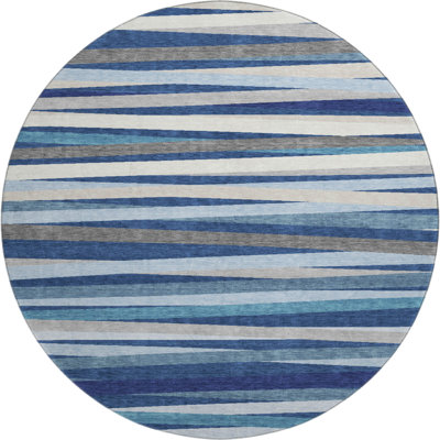 Premium Machine Washable Natoma AMF997 Stripes Rug