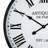 Oversized Antiquite De Paris Round Metal With Top Loop 24.02" Wall Clock