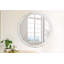 Huldar Glass Flat Wall Mirror